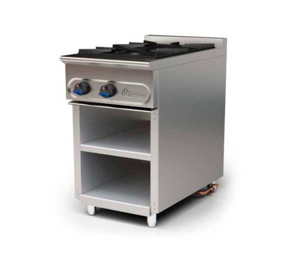 Cocina modular a gas serie 750 Mundigas M-750/2E - 2 estantes ***