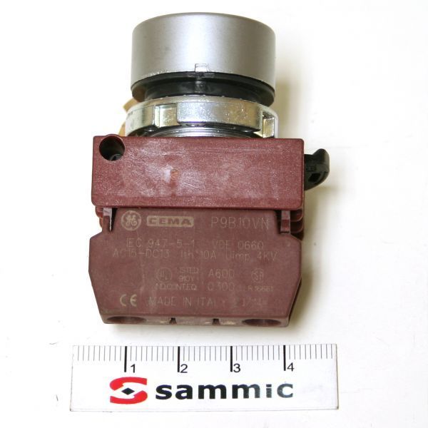 Pulsador negro marcha PCM Secadora-abrillantadora PCM Sammic (6250040)