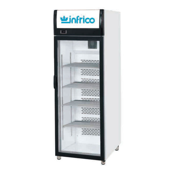 Enfriador - expositor de botellas refrigerado vertical Infrico ERC 36 - 355 litros