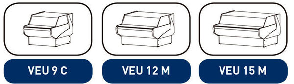 Mueble caja mostrador Serie Europa VEU9C+ Infrico **
