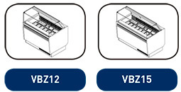 Vitrina expositora helados Serie Ibiza VBZ12 Infrico **
