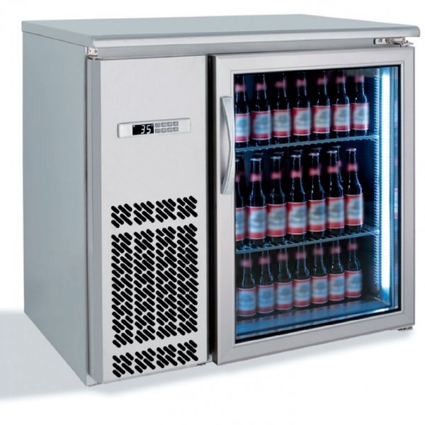 Frente mostrador refrigerado Serie Back Bar ERV36IIGD Infrico **